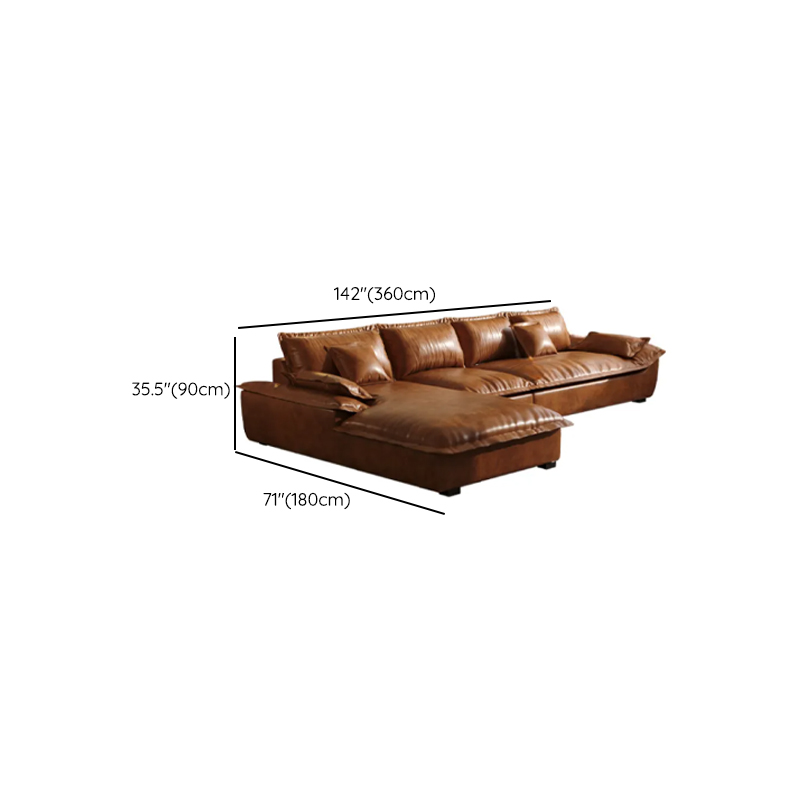 L-Shape Leather Sectional | Ormau - image 16
