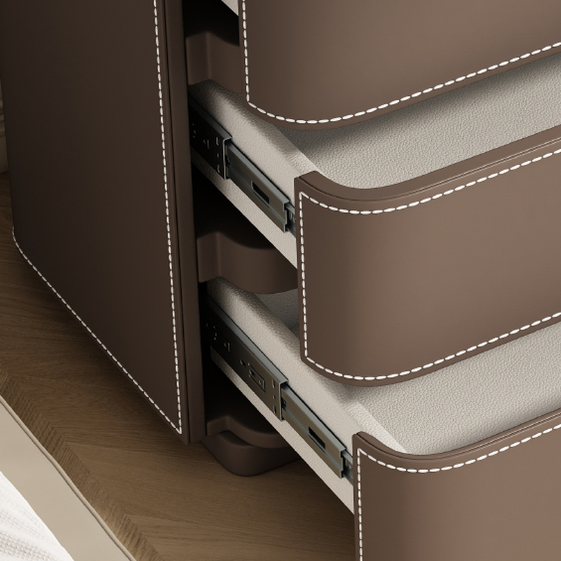 Leather 3-Tier Nightstand | Ormau - image 16