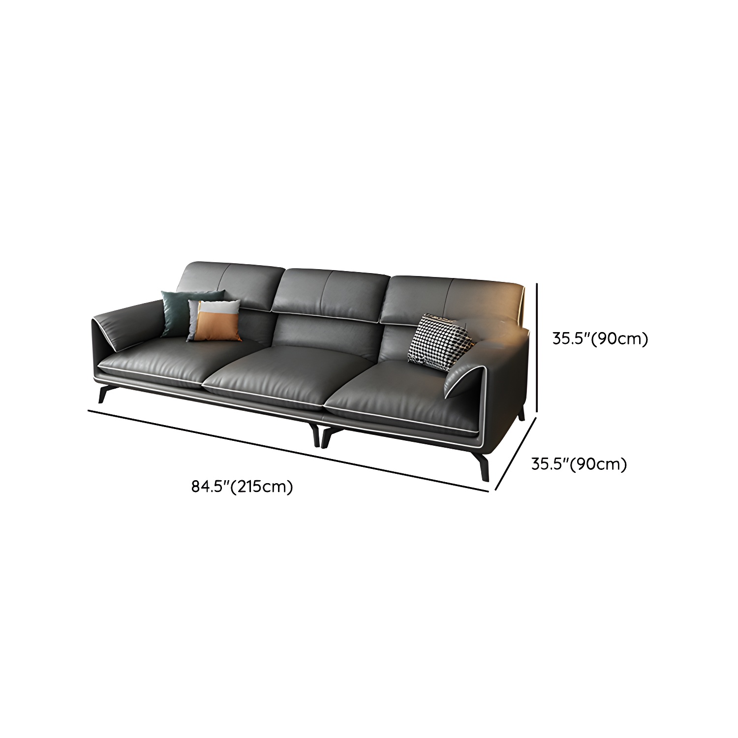 Modern Gray Sectional Sofa | Ormau - image 16