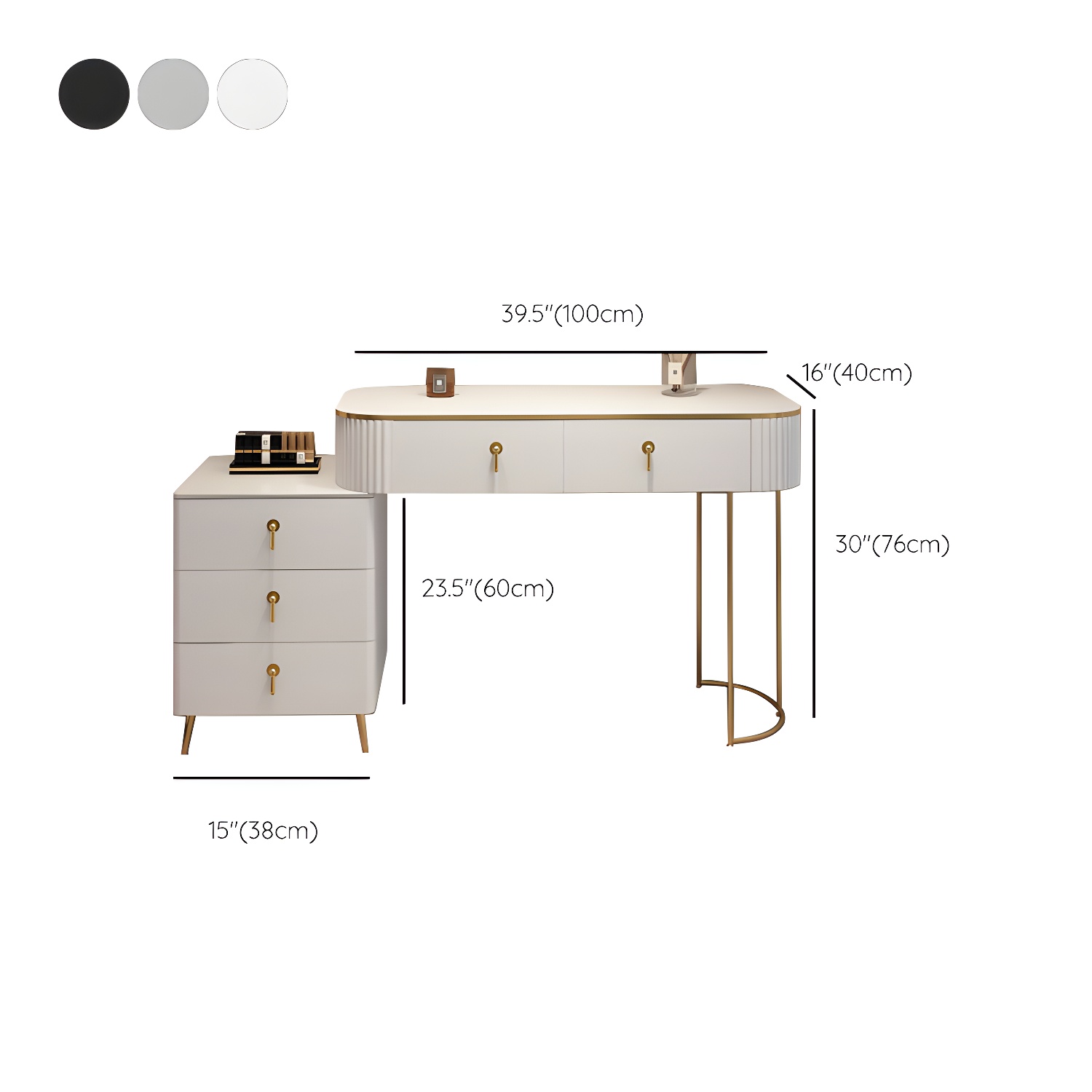 Mirrored Vanity Desk | Ormau - image 20