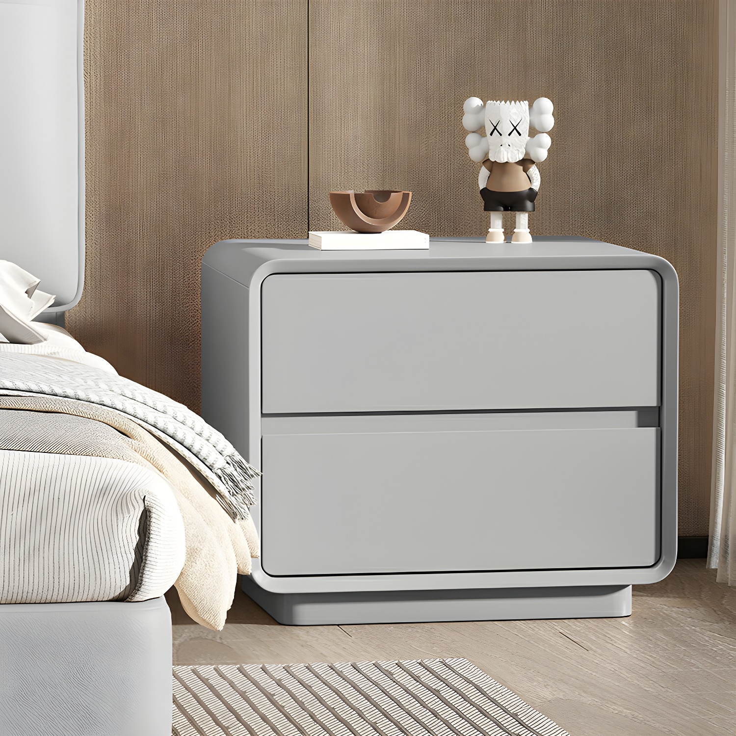 Modern Nightstand with Drawers | Ormau - image 1