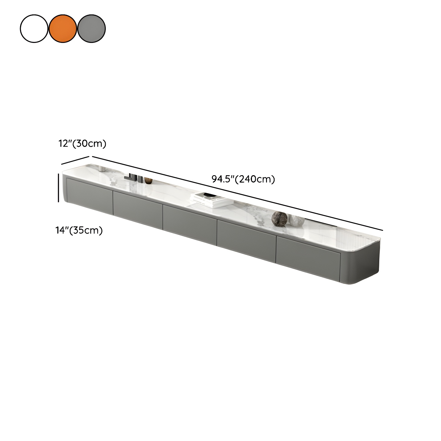 Stone Low TV Stand | Ormau - image 20