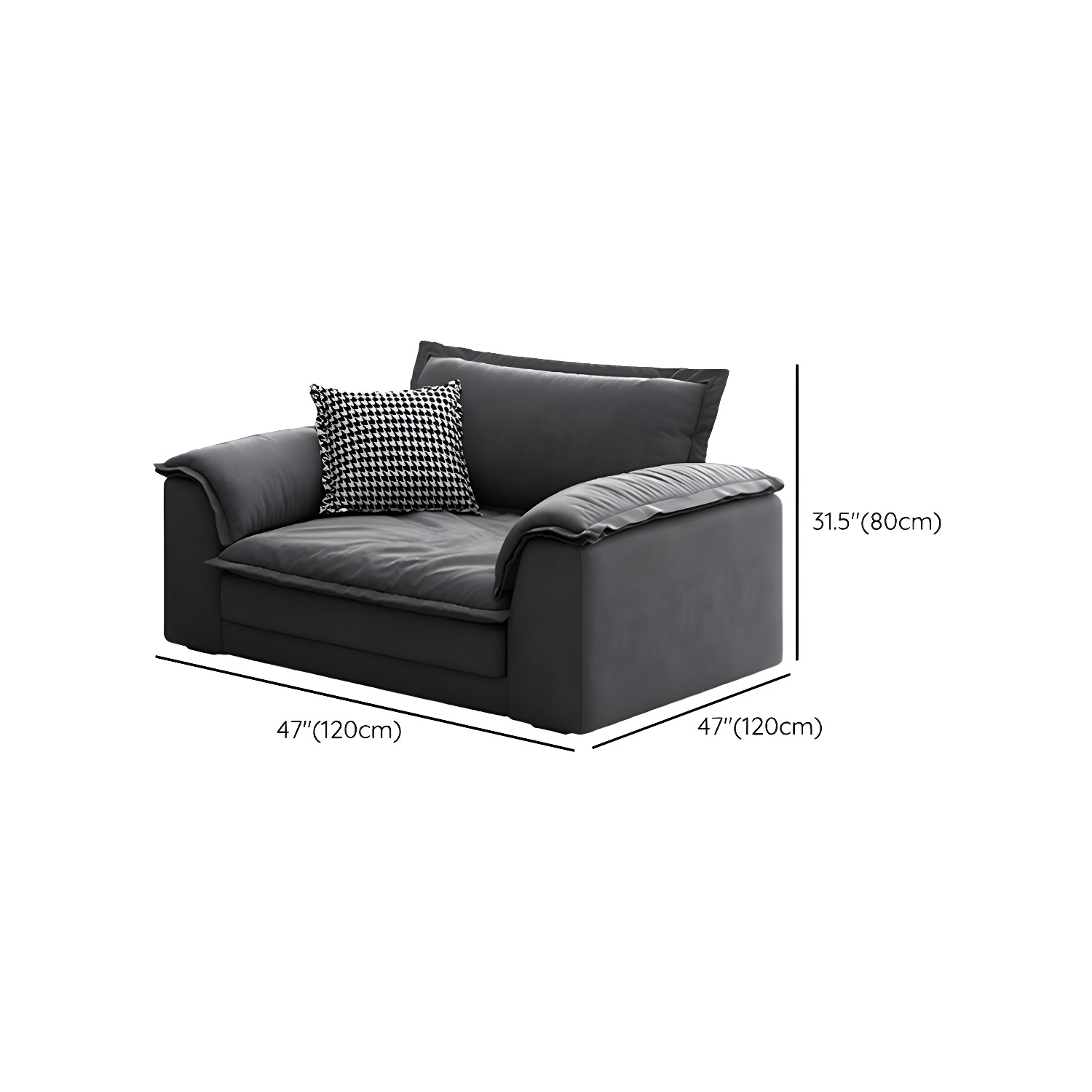 Modern Gray Sectional Sofa | Ormau - image 22