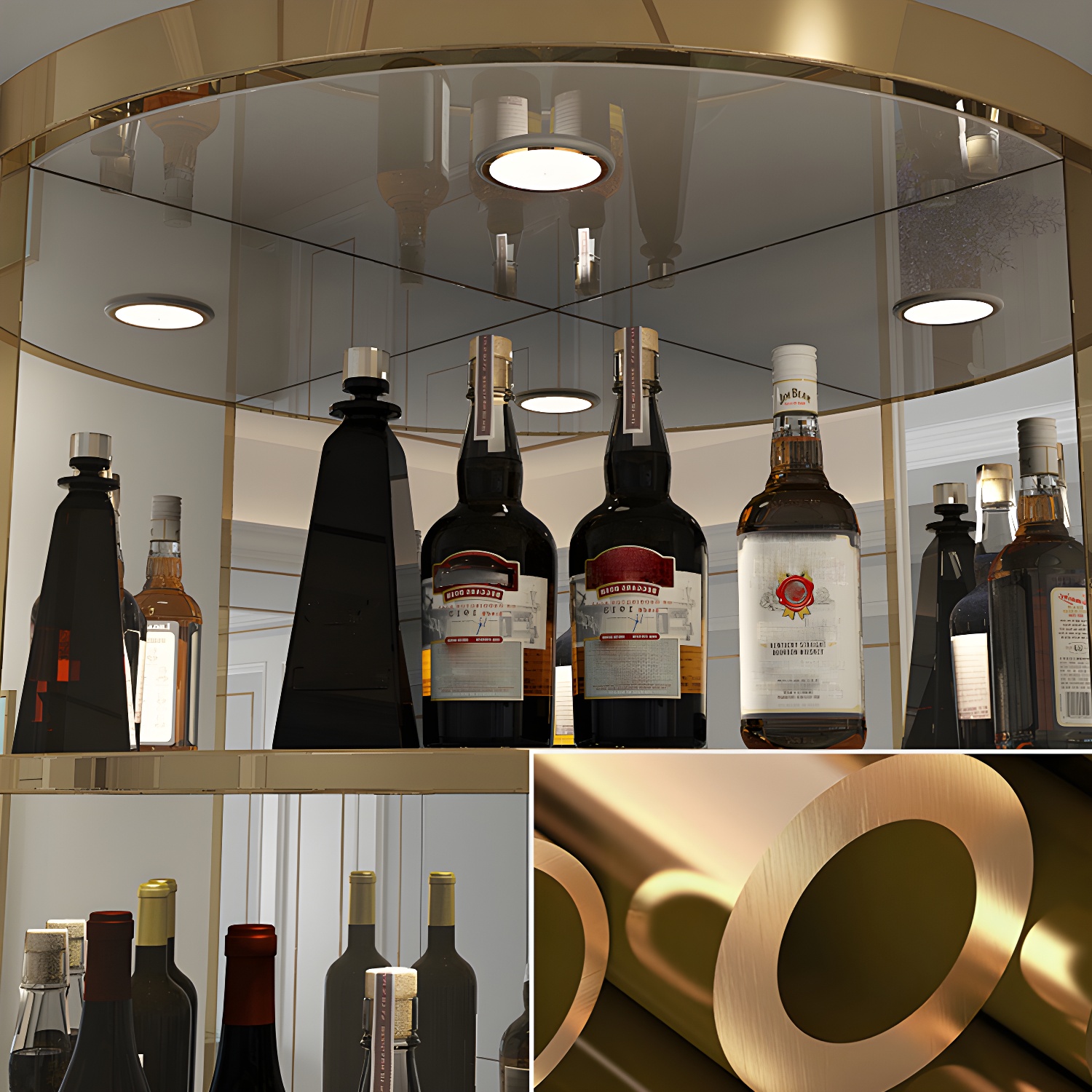 Glam Corner Cabinet | Ormau - image 11
