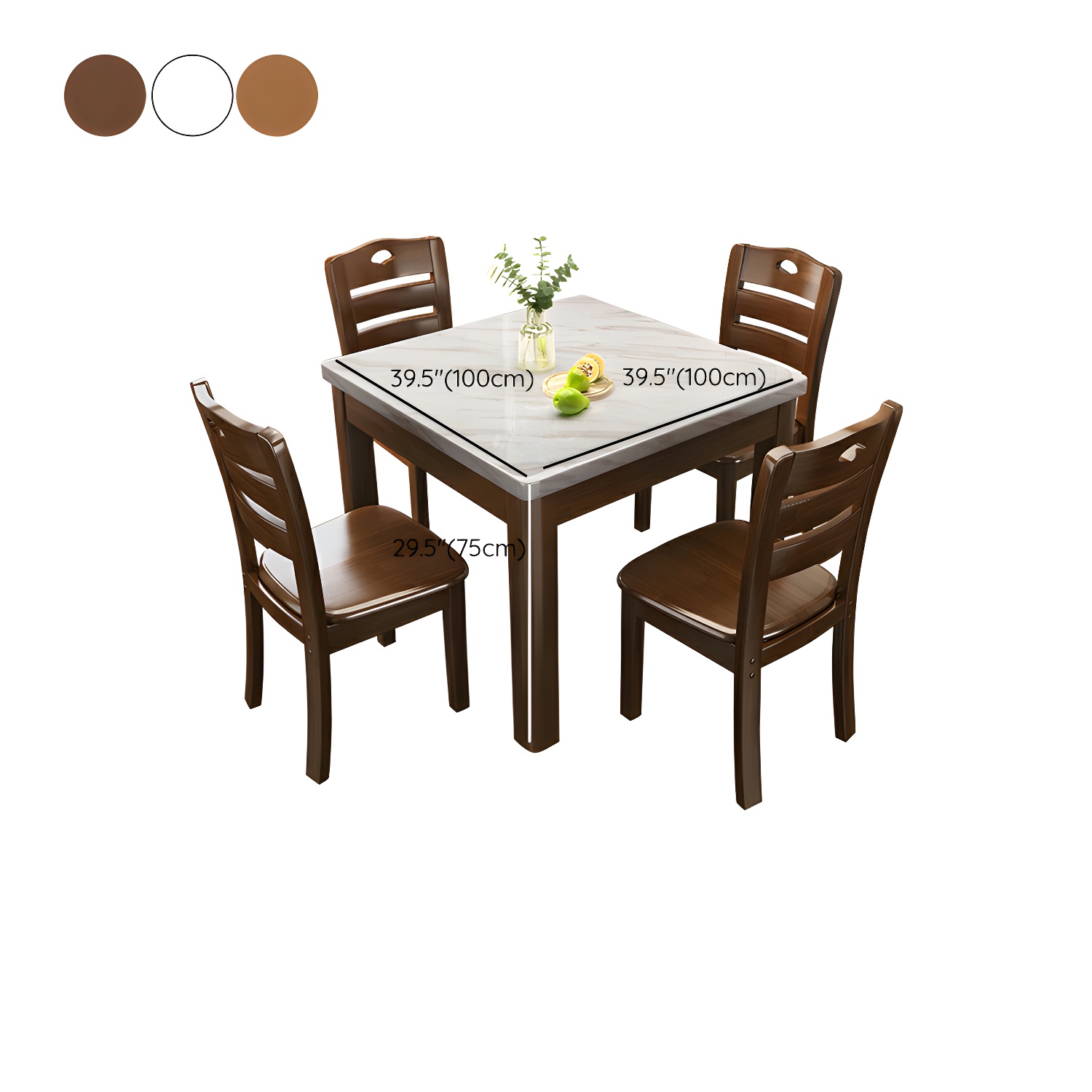 Square Marble Dining Set | Ormau - image 14