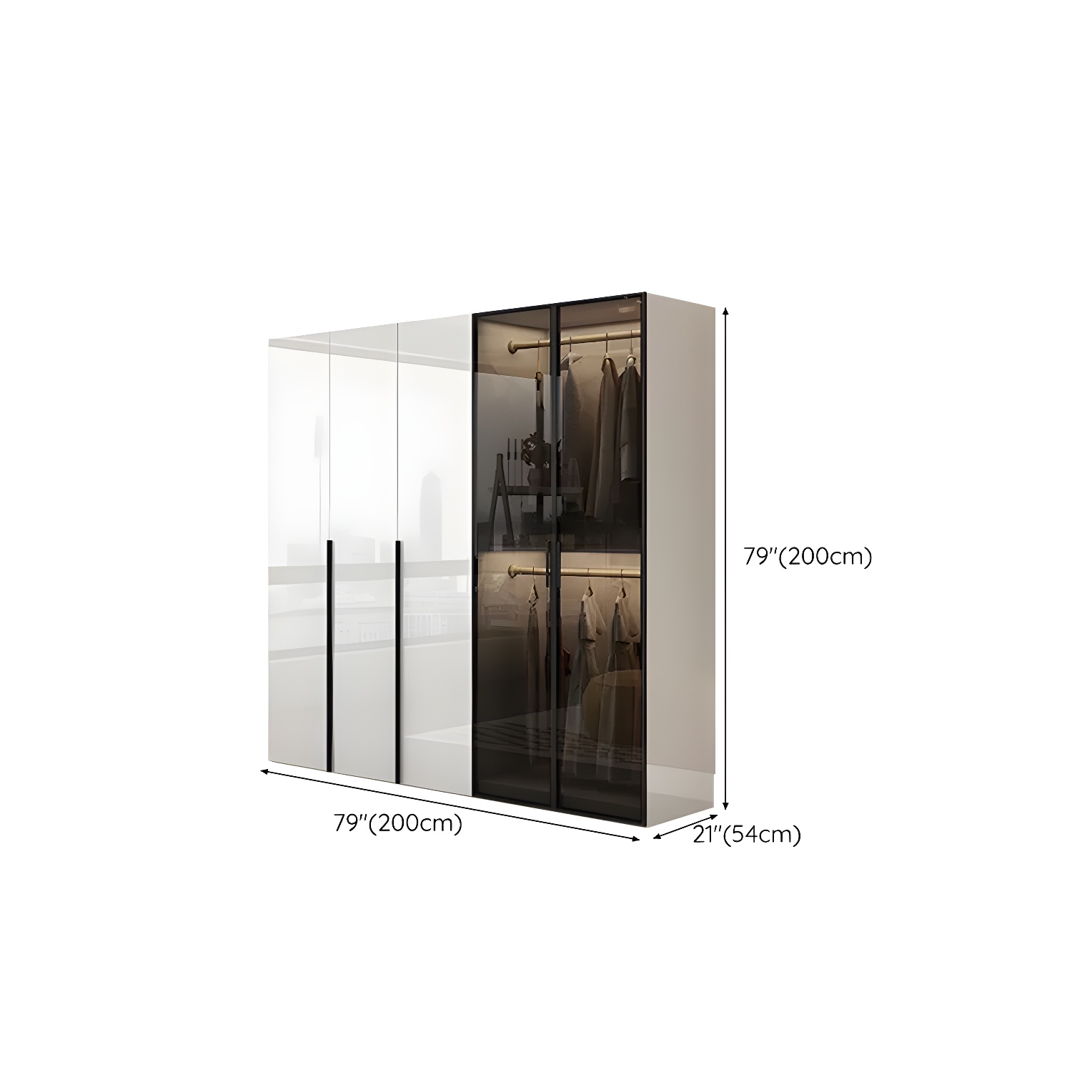 Sleek White Wardrobe | Ormau - image 14