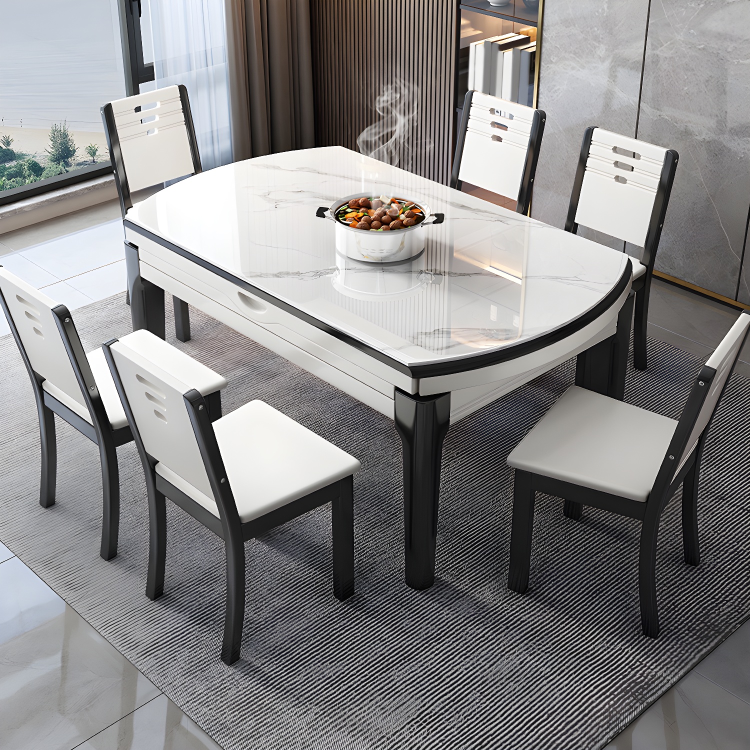 Stone Modern Dining Set | Ormau - image 3