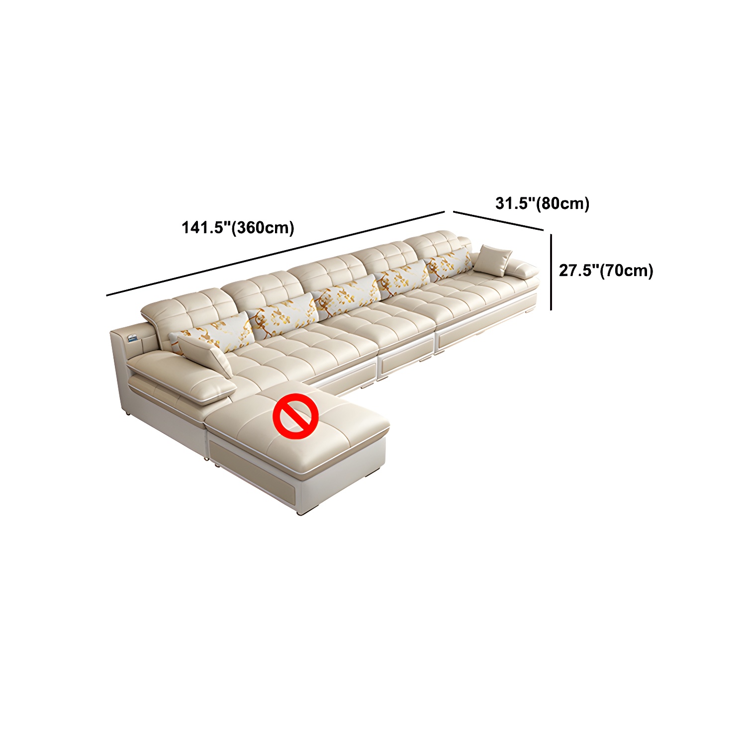 Pillow Top Sectional Sofa | Ormau - image 14
