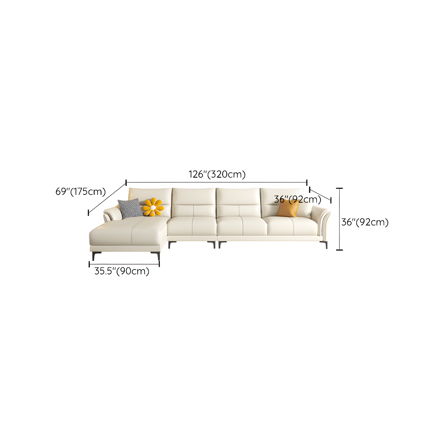 Contrast Sectional Sofa | Ormau - image 20
