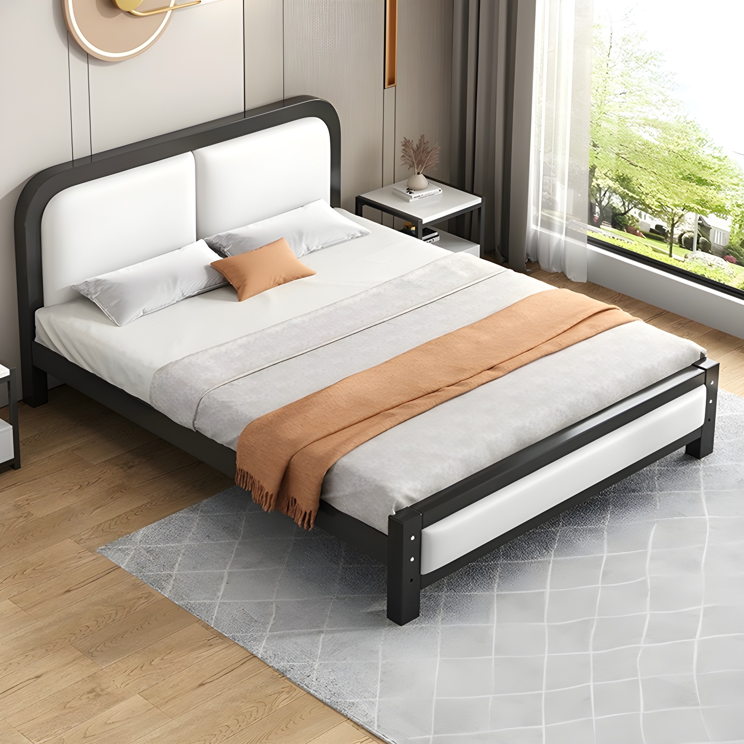 Modern Panel Bed | Ormau - image 6