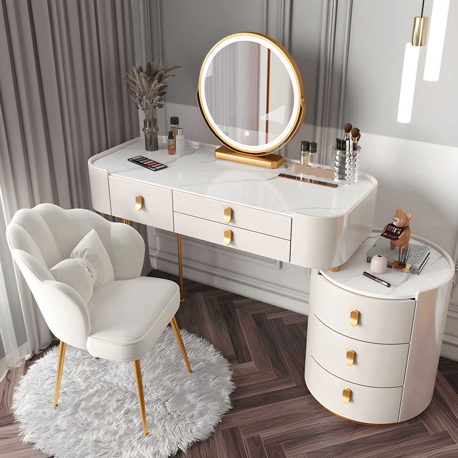 Glam Lighted Vanity | Ormau - image 5