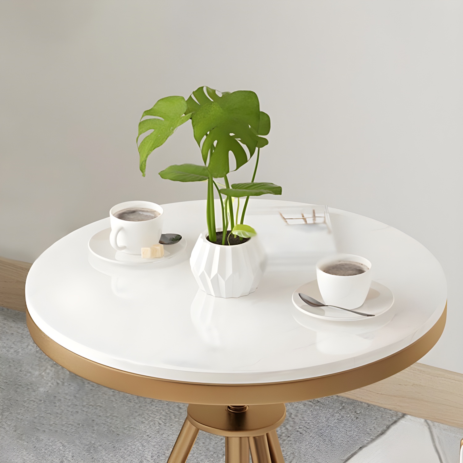 Marble & Gold Dining Table | Ormau - image 8
