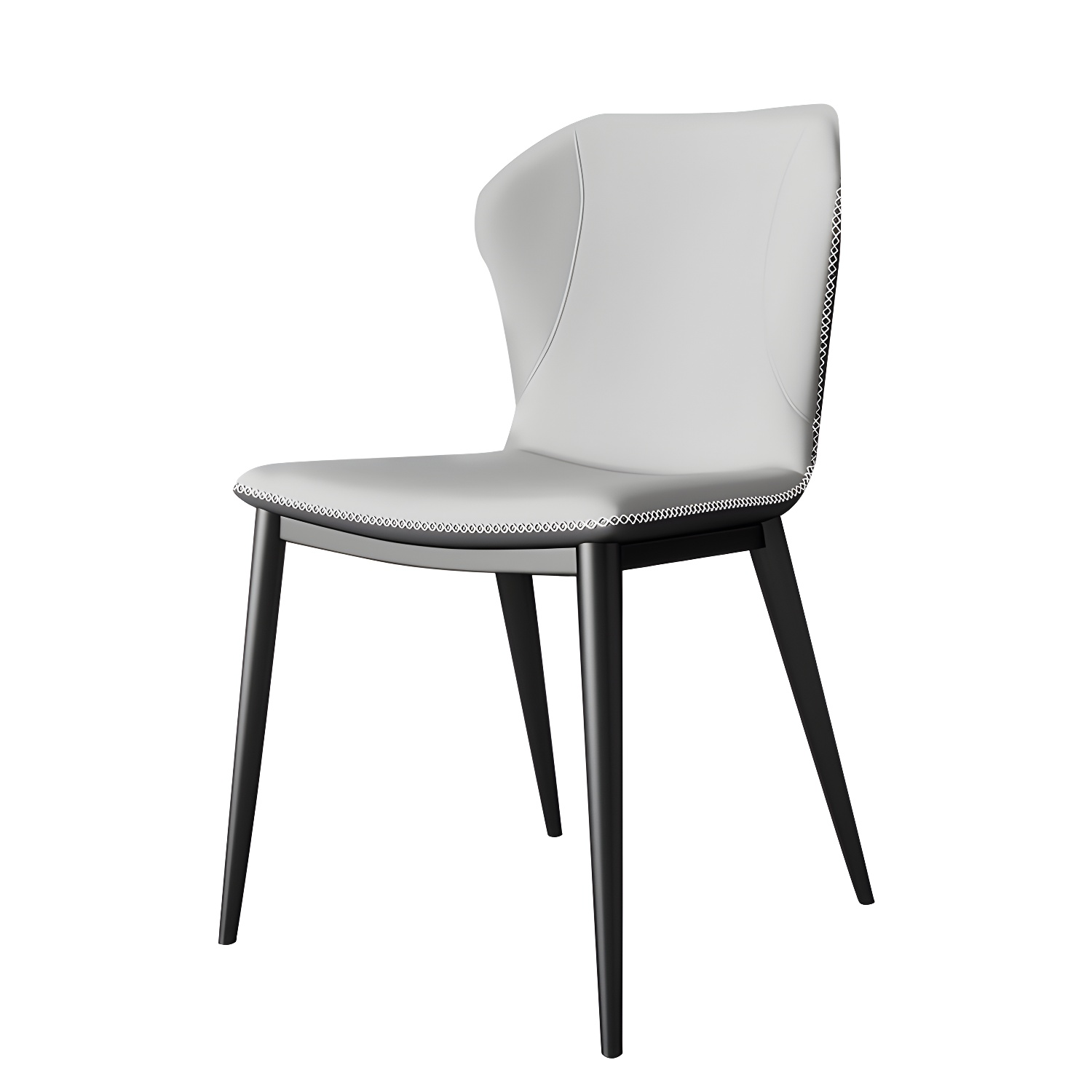 Wingback Leather Dining Chair | Ormau - image 4