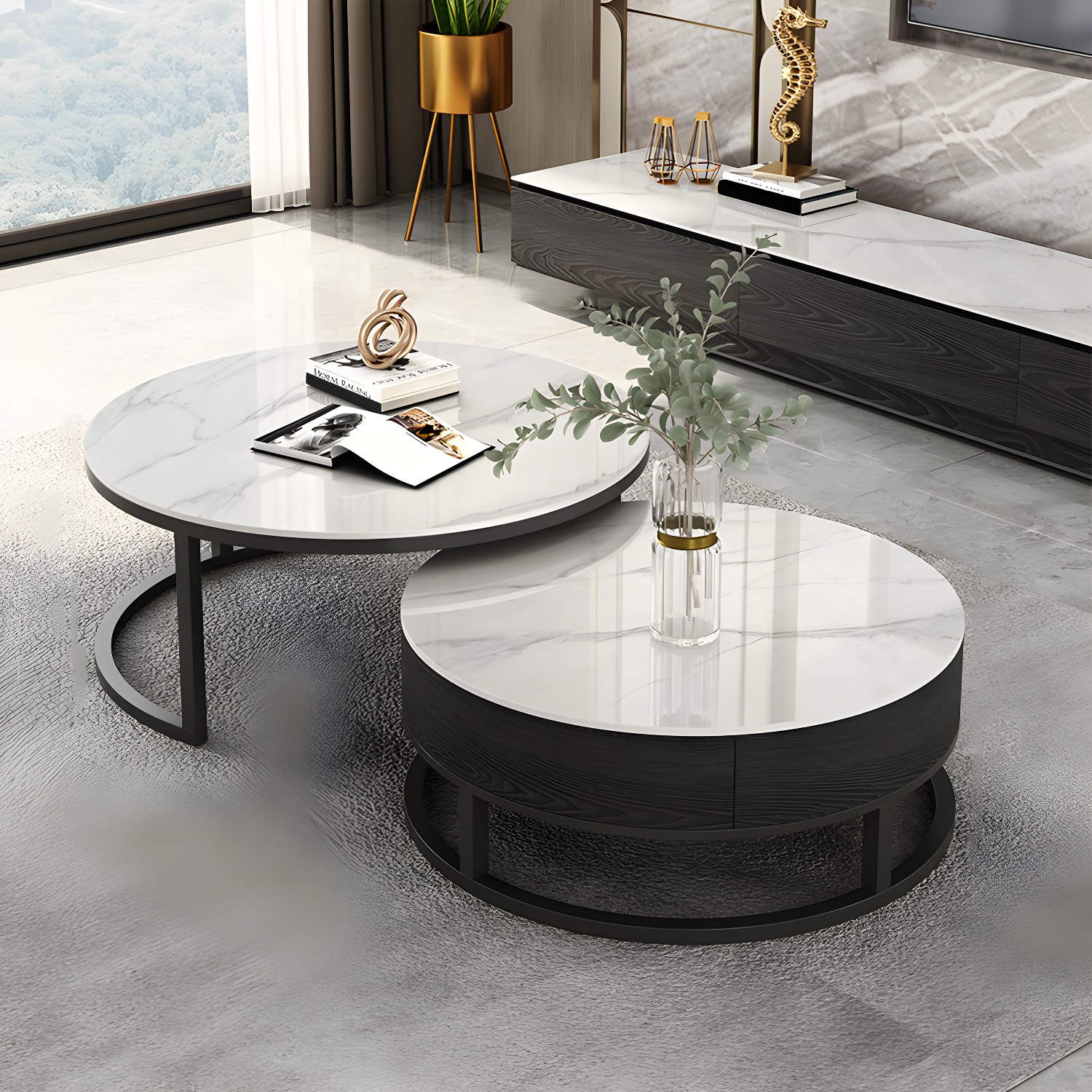 Slate Nesting Coffee Table | Ormau - image 2