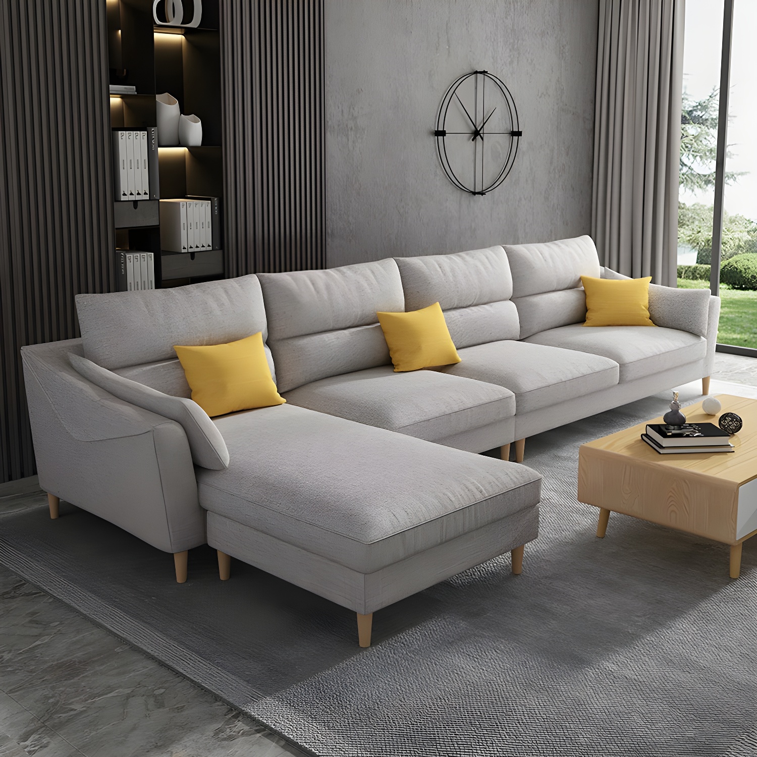 Modular Sectional Sofa with Ottoman | Ormau - image 5