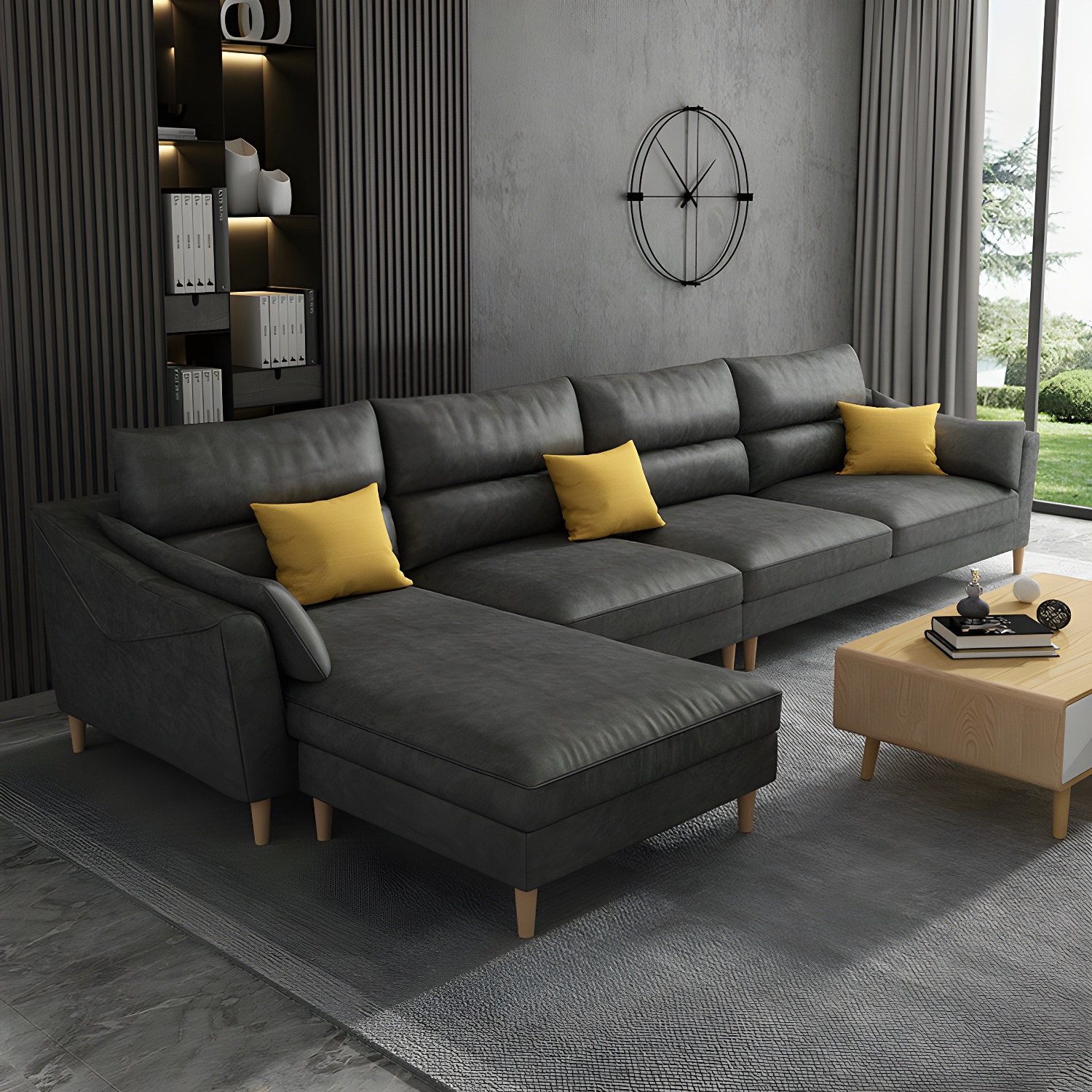 Modular Sectional Sofa with Ottoman | Ormau - image 23