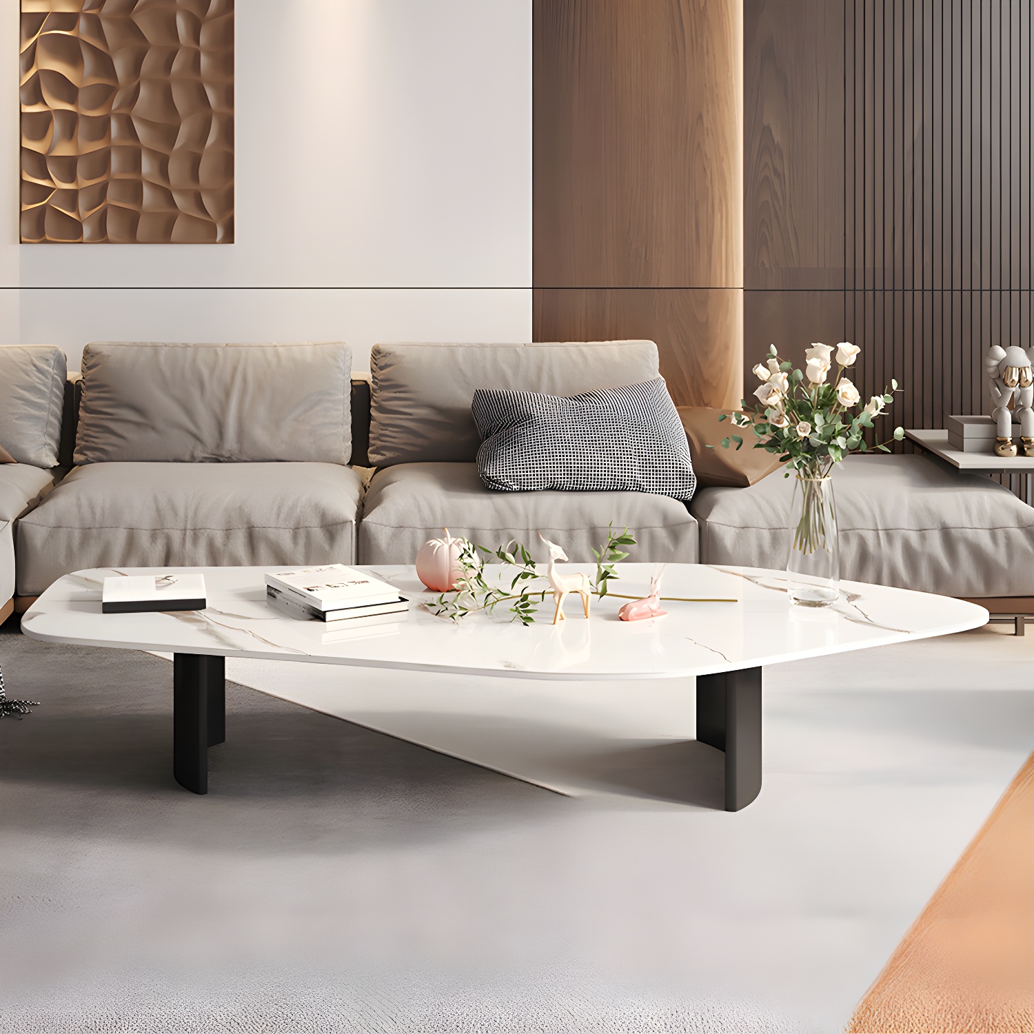 Stone Geometric Coffee Table | Ormau - image 2