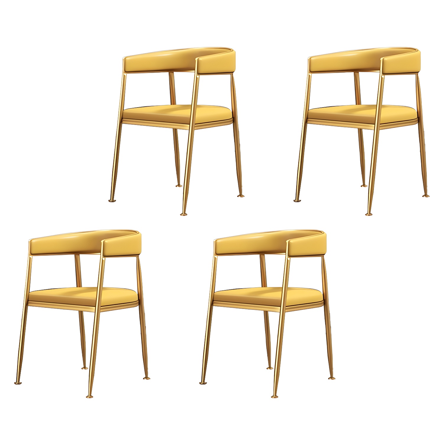 Glam Gold Arm Chair | Ormau - image 45