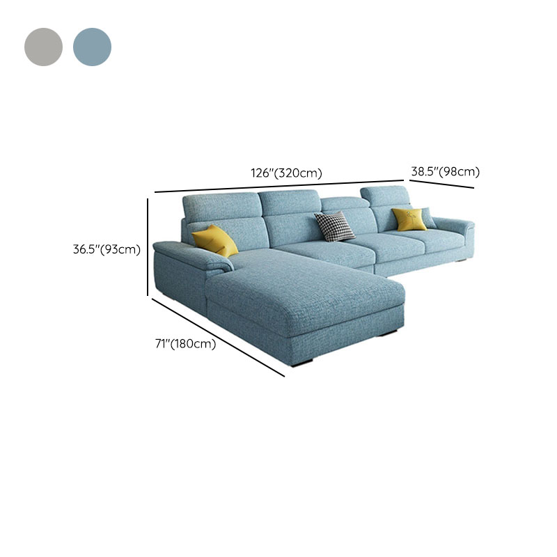 Modish L-Shape Sectional | Ormau - image 19