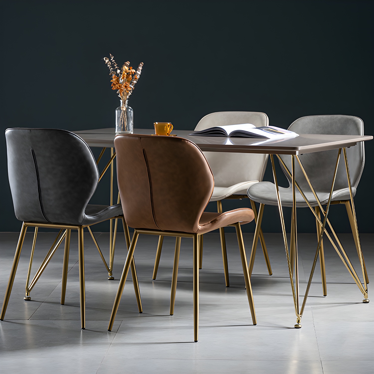 Wingback Leather Dining Chair | Ormau - image 24