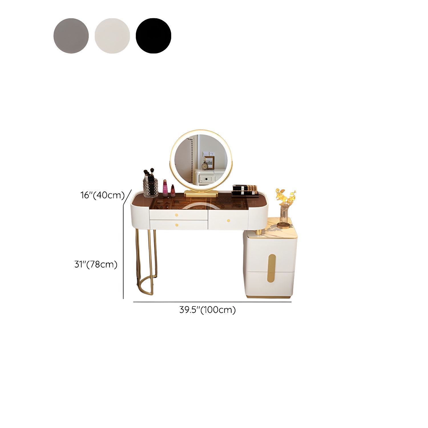 Glass Top Vanity | Ormau - image 14
