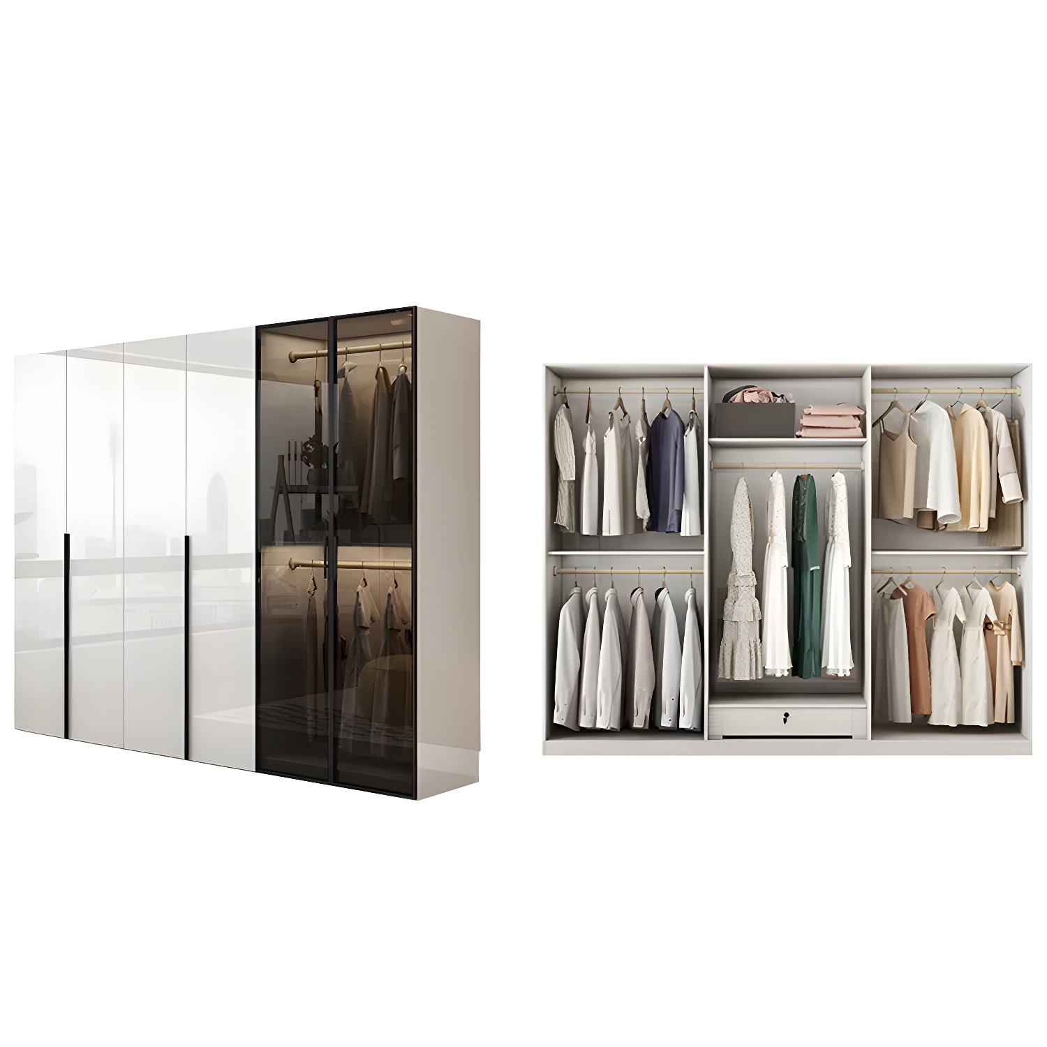 Sleek White Wardrobe | Ormau - image 52