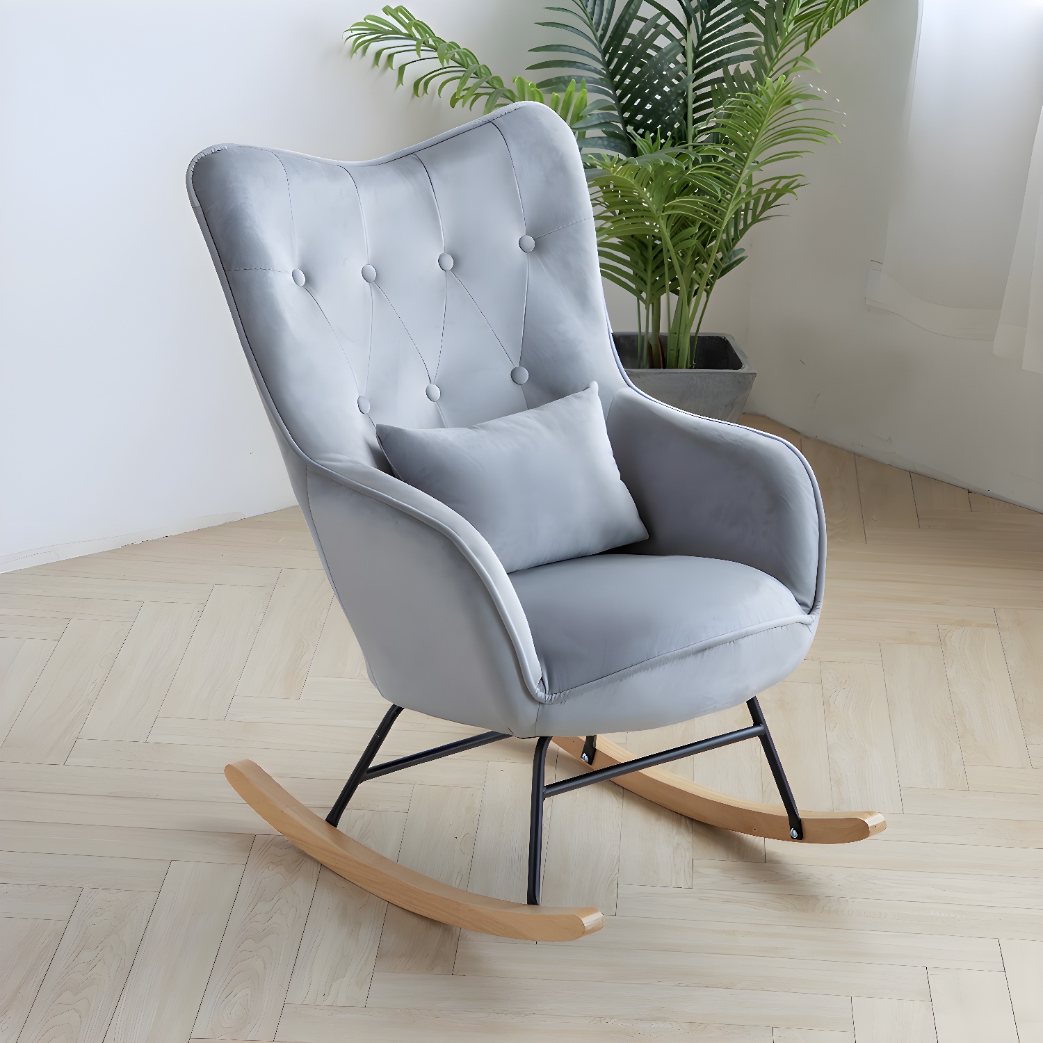 Upholstered Rocking Chair | Ormau - image 6