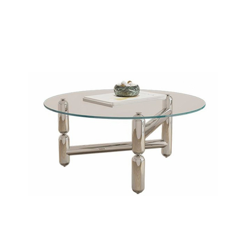 Sleek Glass & Steel Coffee Table | Ormau - image 7