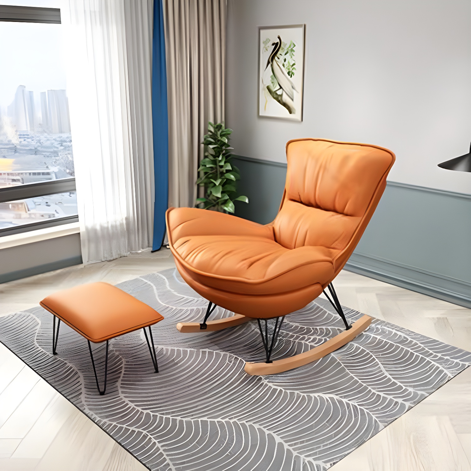 Lazy Rocker & Ottoman Set | Ormau - image 7