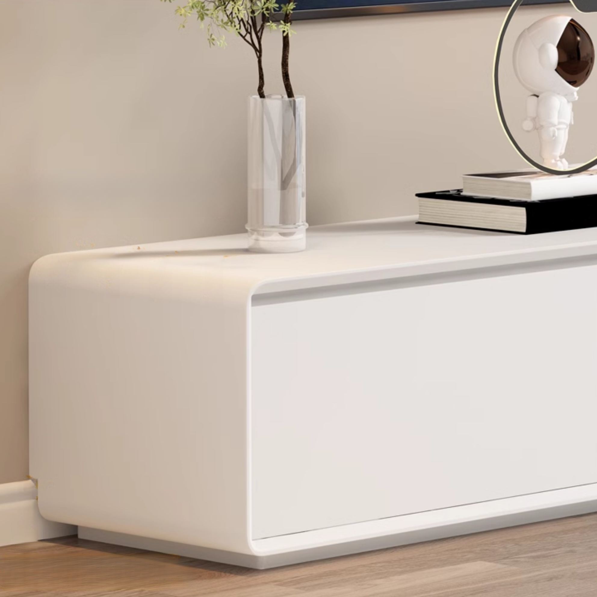Simple White TV Stand | Ormau - image 6