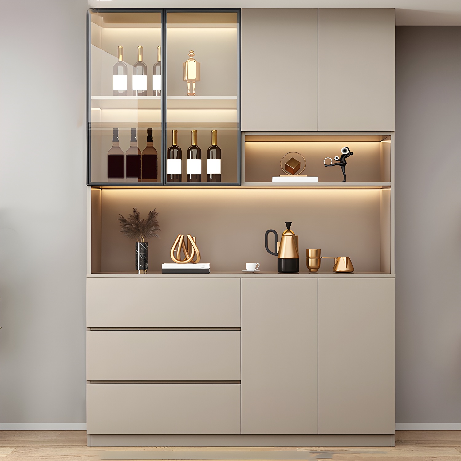 Modern Glass Door Cabinet | Ormau - image 28