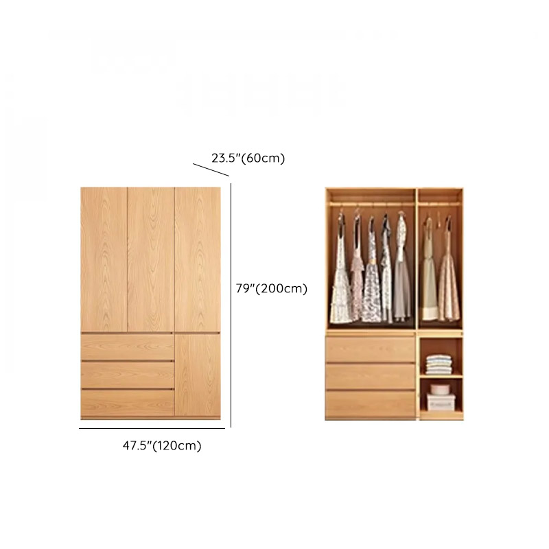 Natural Wood Almirah Wardrobe | Ormau - image 11