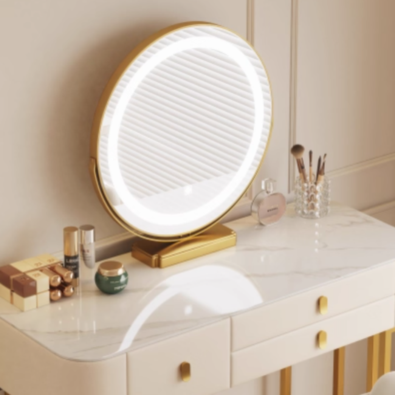 Modern Vanity Set with LED Mirror | Ormau - image 4