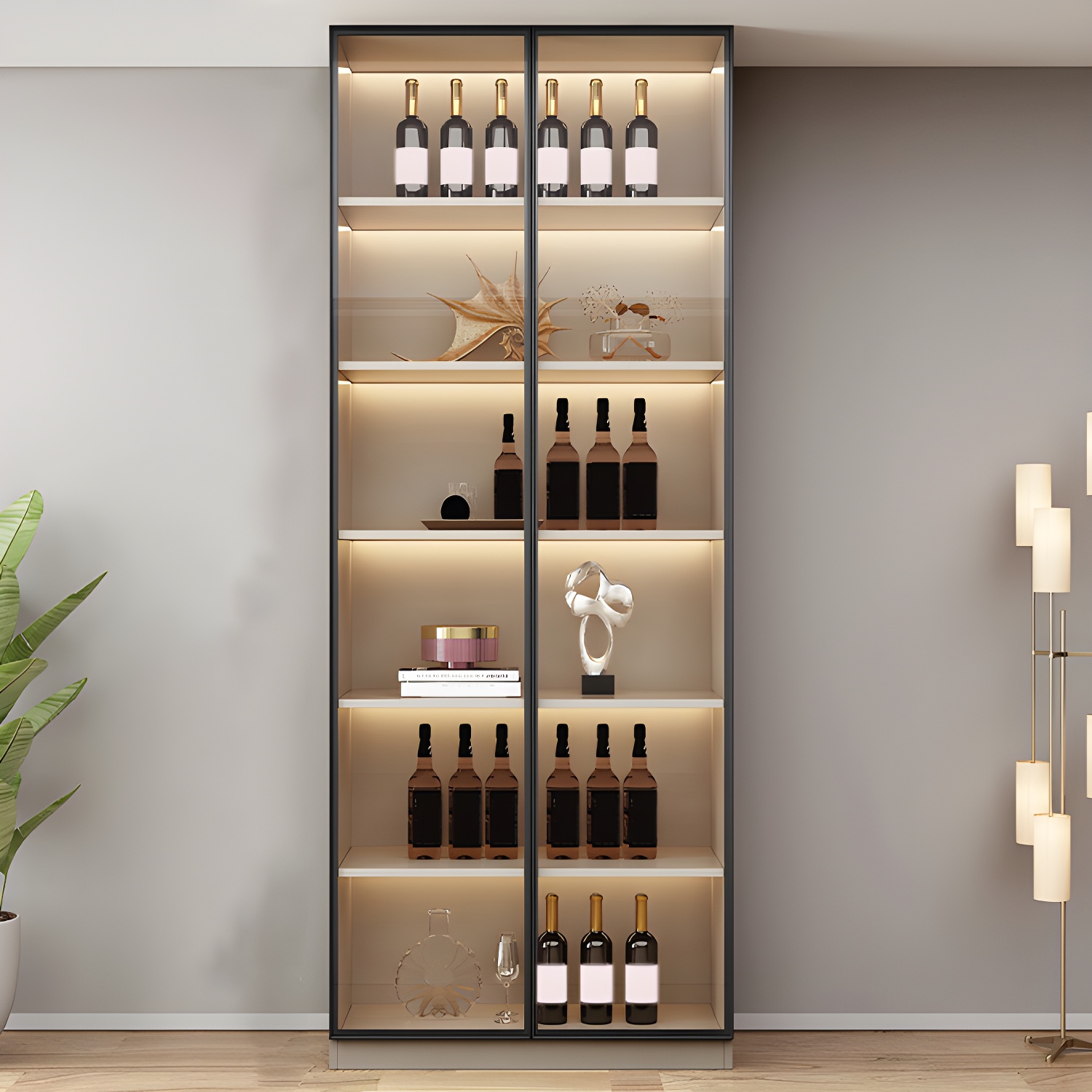 Modern Glass Door Cabinet | Ormau - image 29