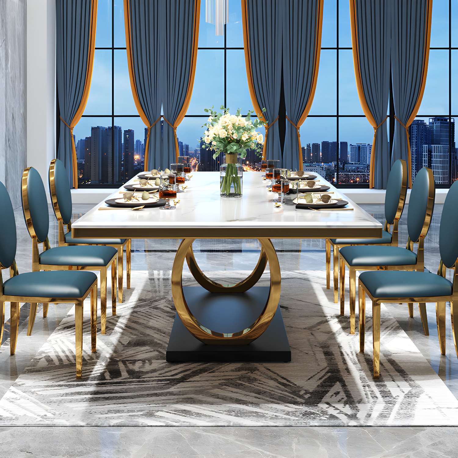 Stone Top Dining Table | Ormau - image 9