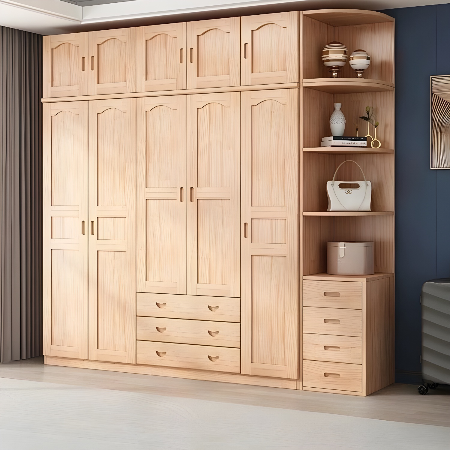 Scandinavian Wood Armoire | Ormau - image 52