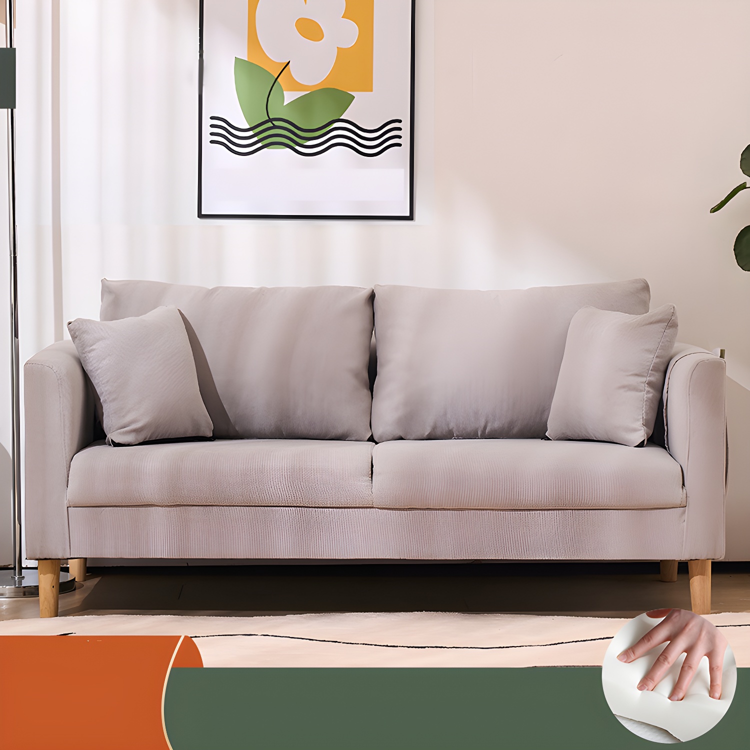 Tuxedo Arm Loveseat | Ormau - image 26