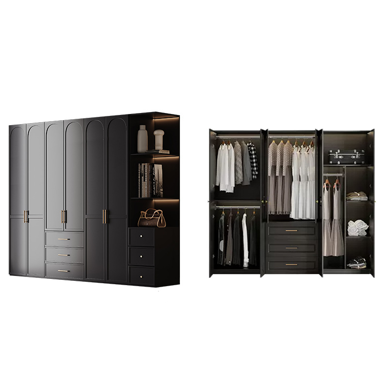 Modern Lumber Wardrobe Armoire | Ormau - image 33