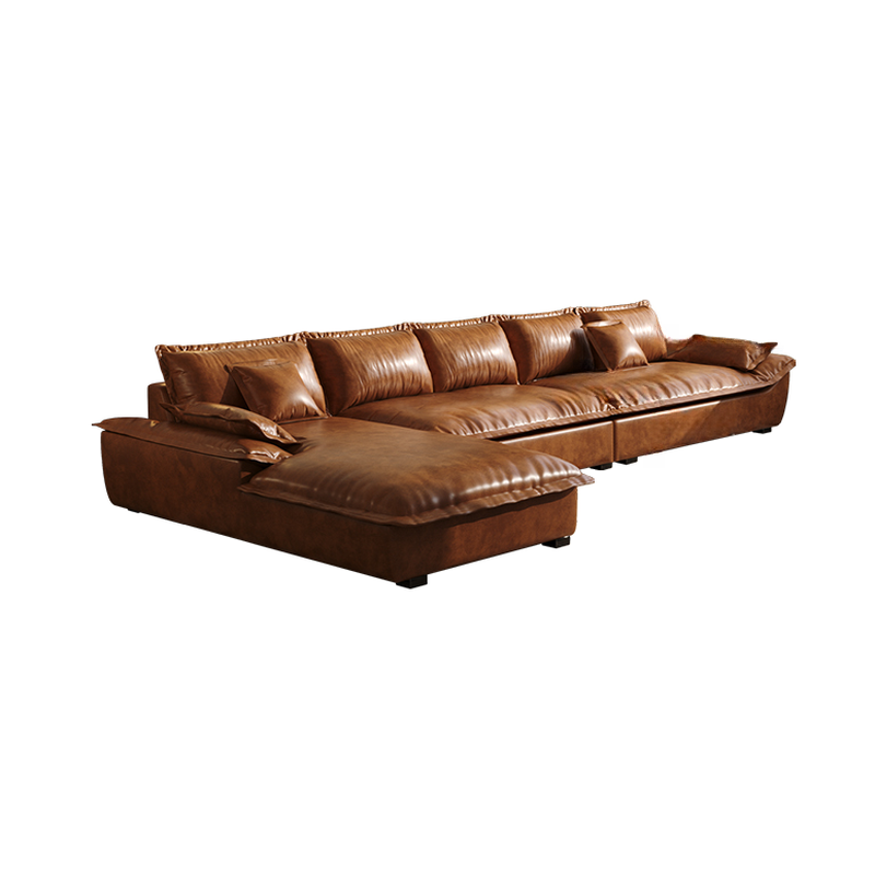 L-Shape Leather Sectional | Ormau - image 22