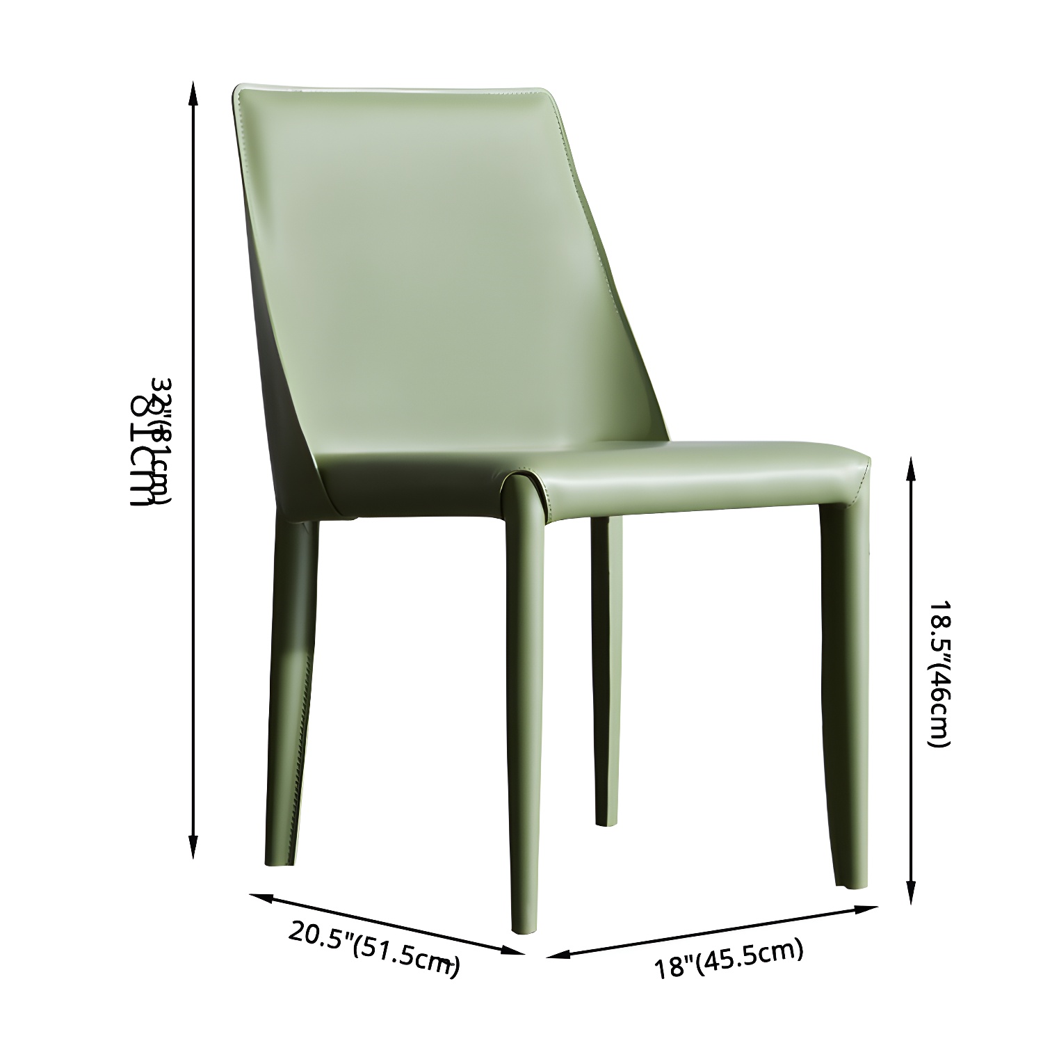 Solid Back Dining Chair | Ormau - image 18