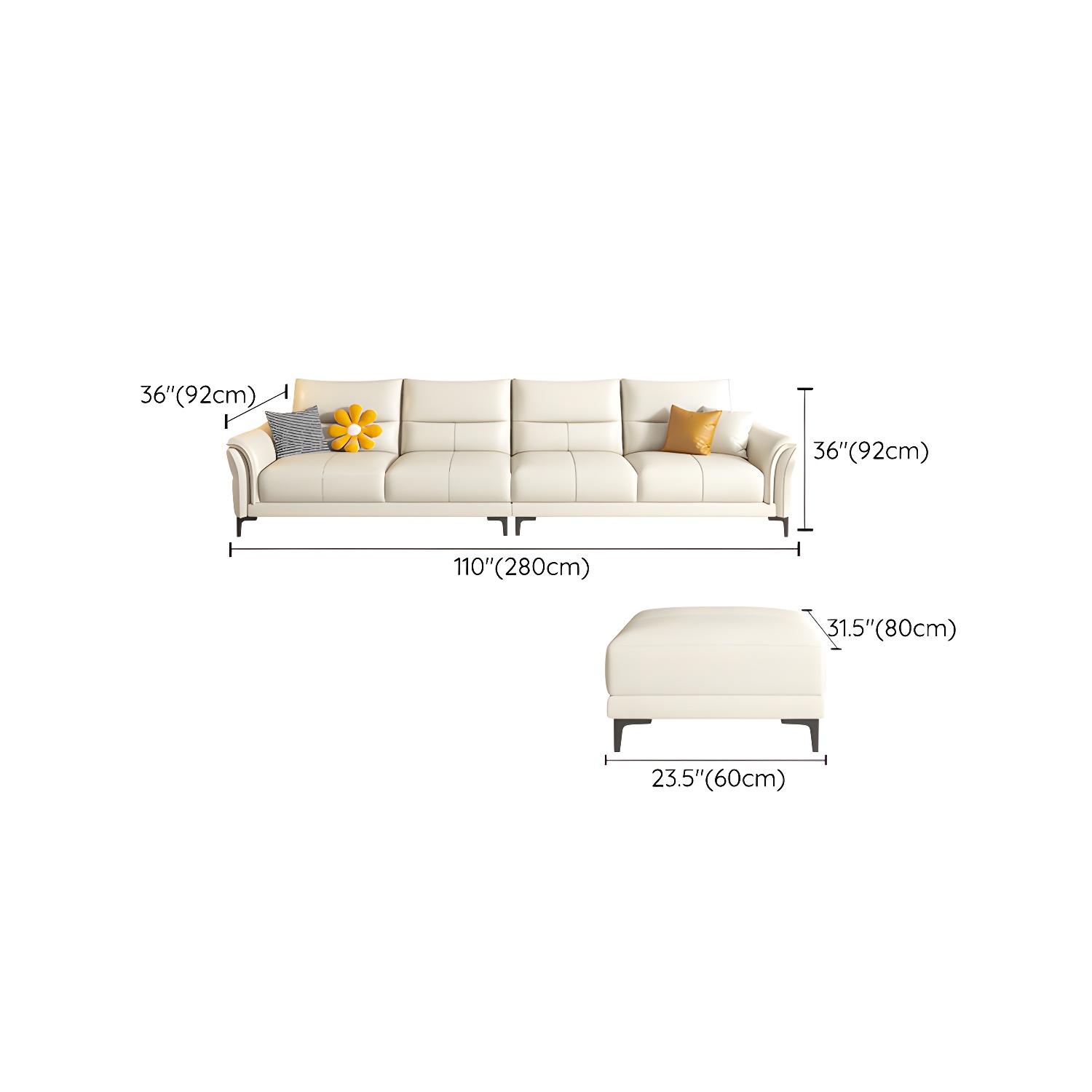 Contrast Sectional Sofa | Ormau - image 16