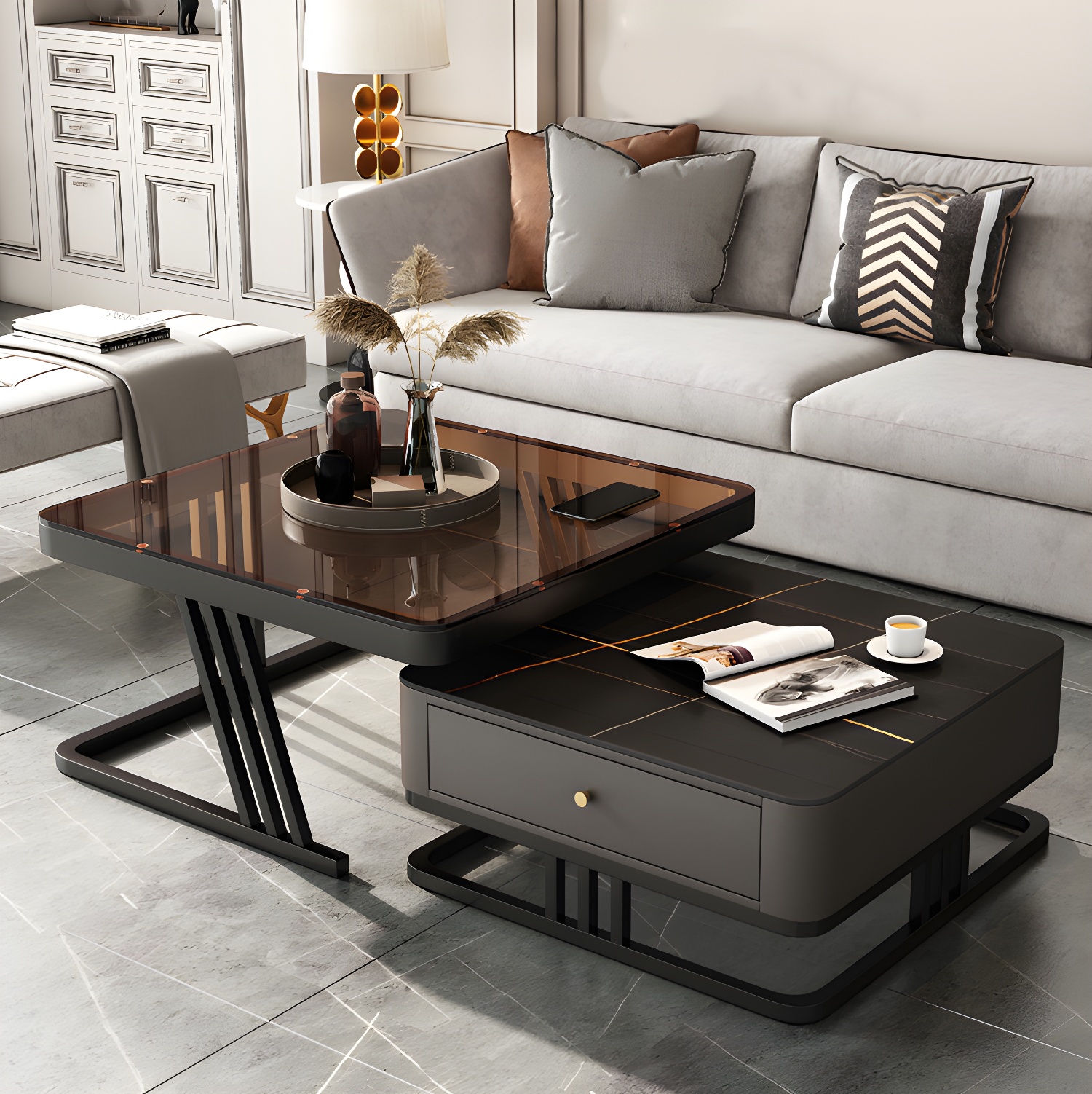 Modern Round Coffee Table | Ormau - image 2