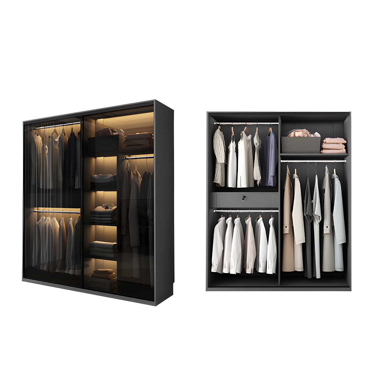 Glass & Wood Wardrobe | Ormau - image 29