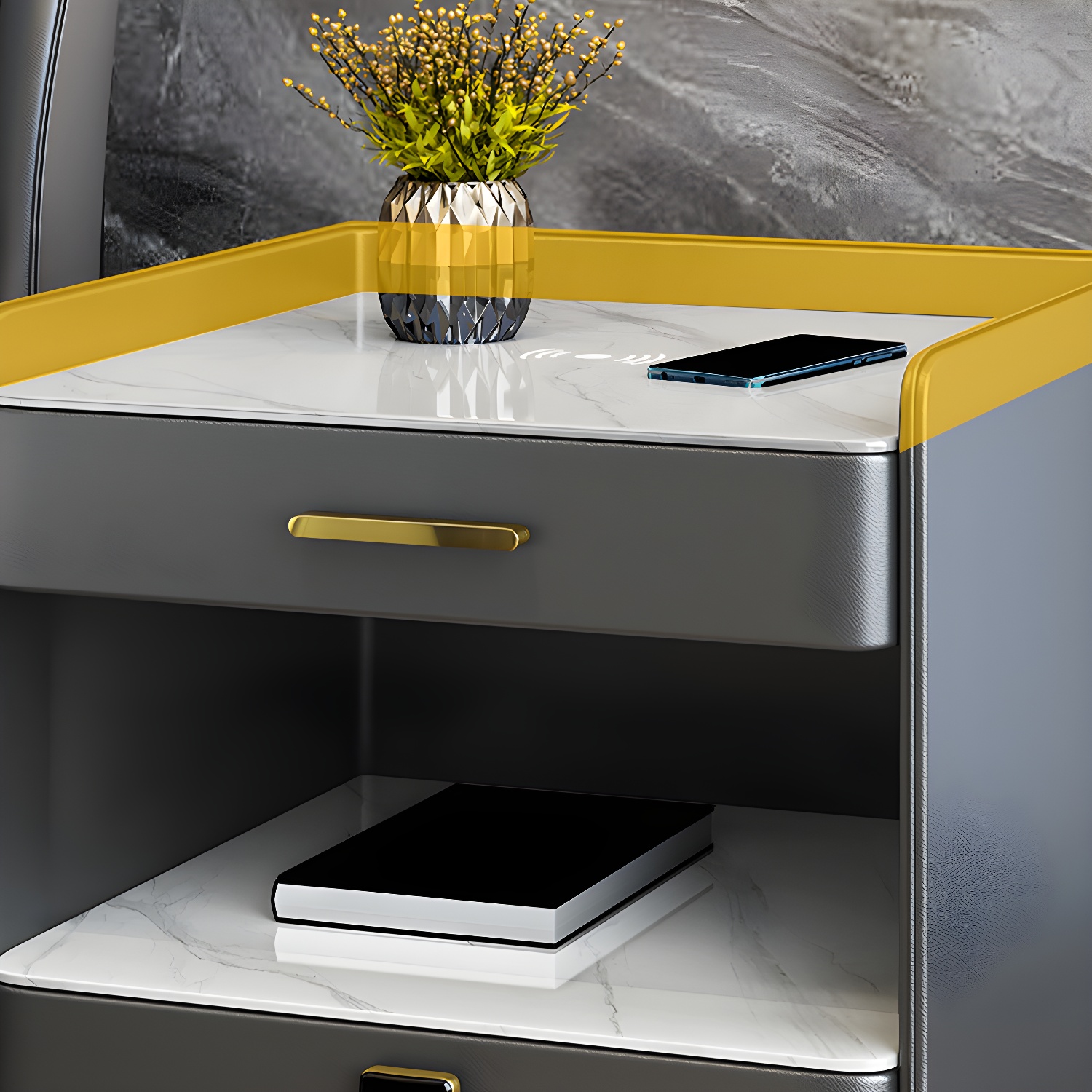 Stone Bed Nightstand | Ormau - image 9