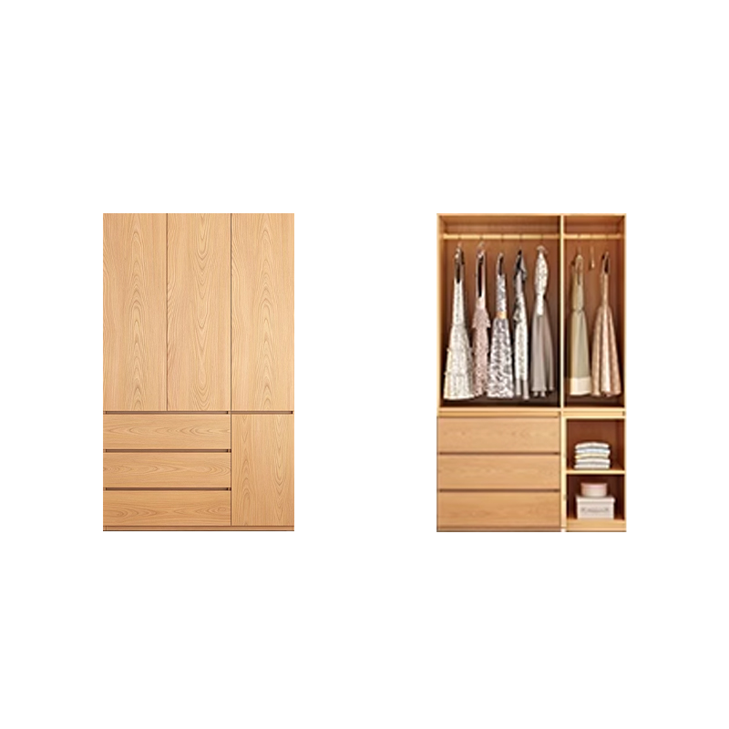 Natural Wood Almirah Wardrobe | Ormau - image 29