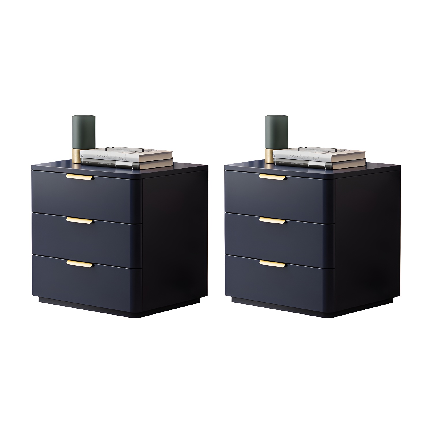 Leather Accent Nightstand | Ormau - image 20