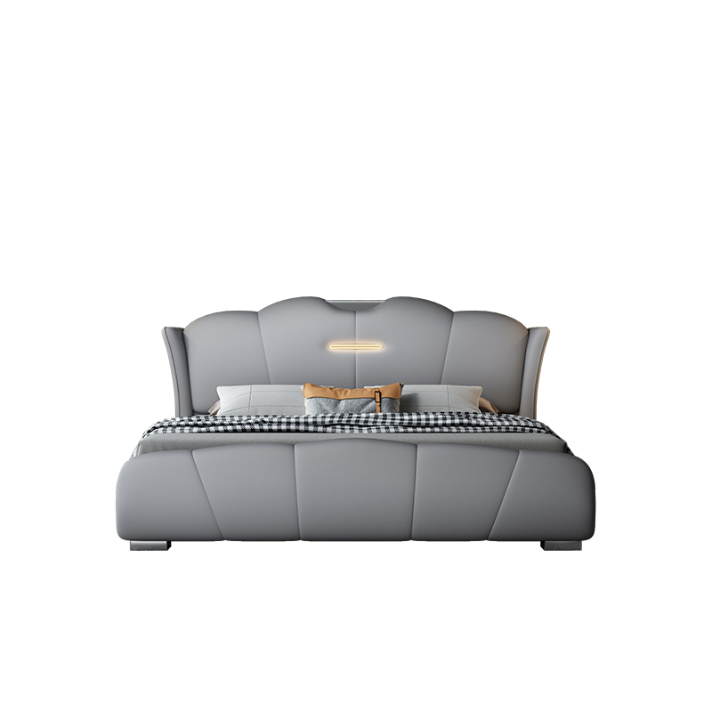 Light Gray Panel Bed | Ormau - image 5