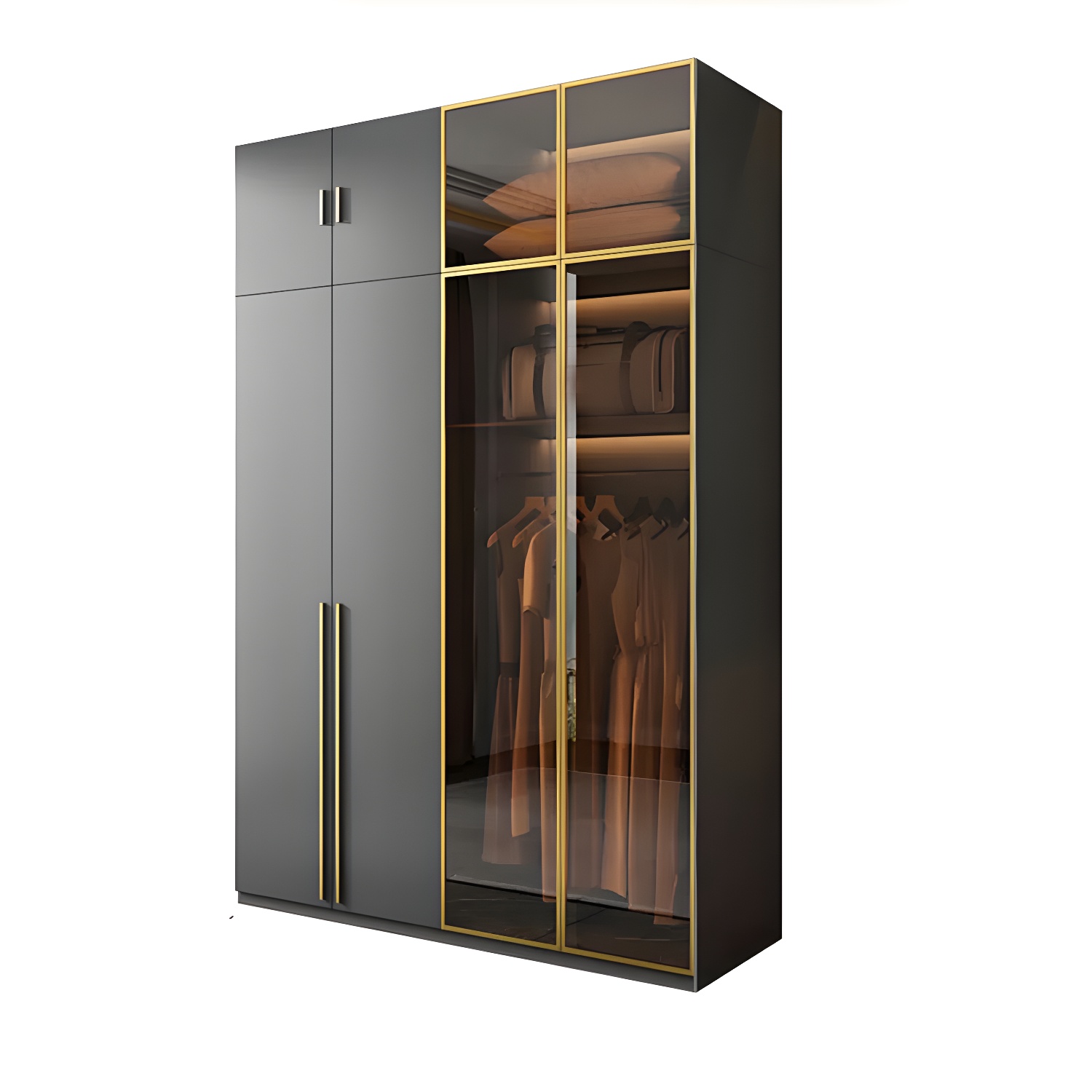 Modern Glass Wardrobe | Ormau - image 56