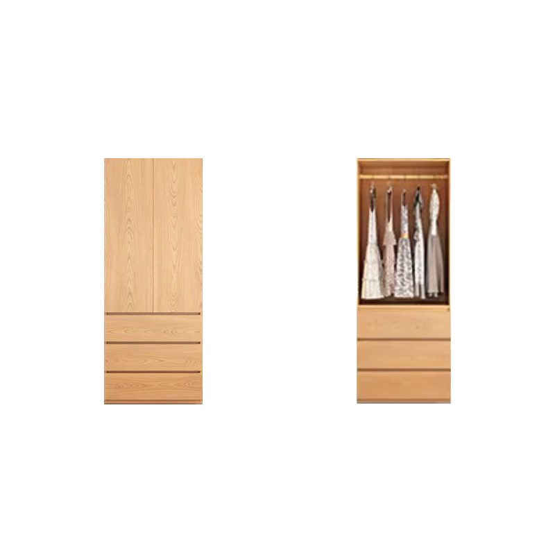 Natural Wood Almirah Wardrobe | Ormau - image 34
