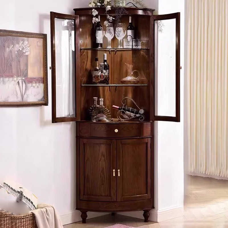 Corner Accent Cabinet with Glazed Door | Ormau - image 4